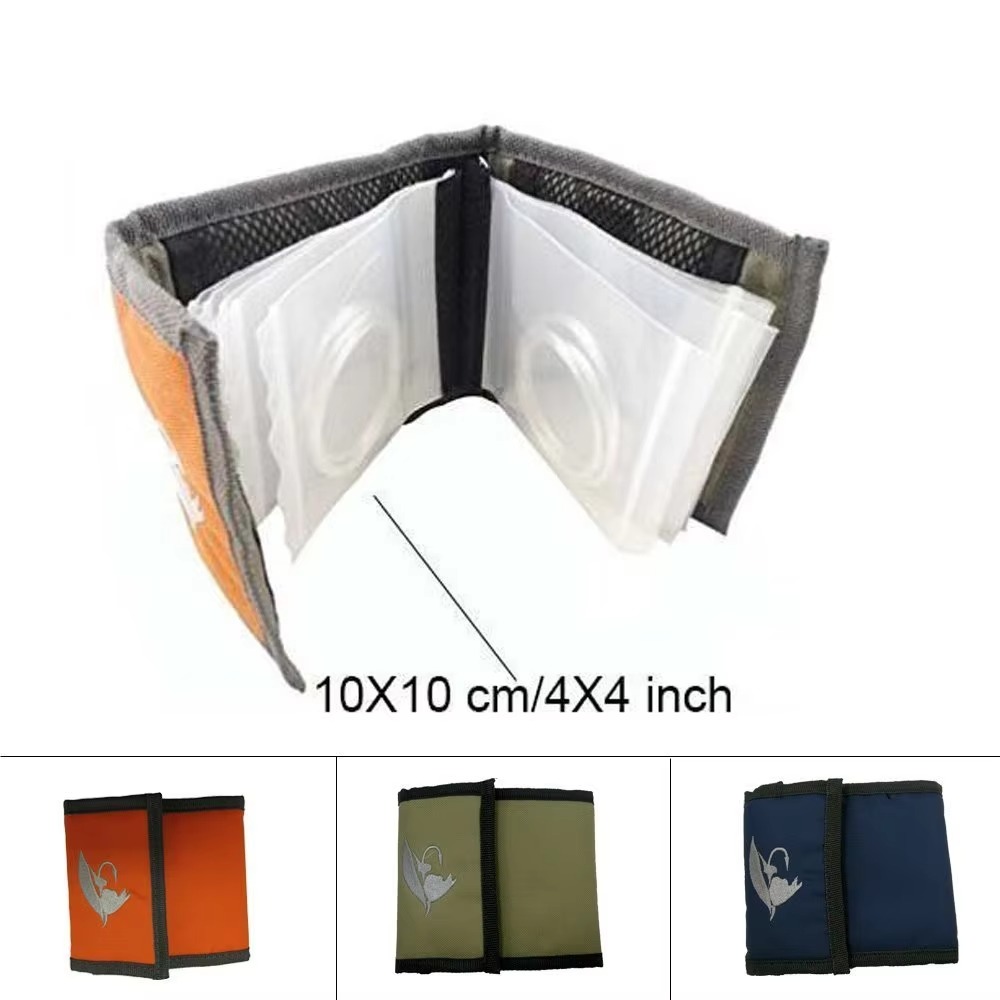 Leader Line - Aventik 10-Taschen-Angelgerät-Binder, Fliegenfischen, Vorfach, Tippet-Schnur, Brieftasche,