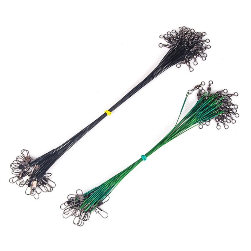 Leader Line - 10 teile/los Anti Biss Stahl Angelschnur
