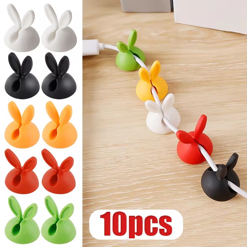 Tippet Line - Niedliche Kaninchen Ohr Kabel Manager Desktop