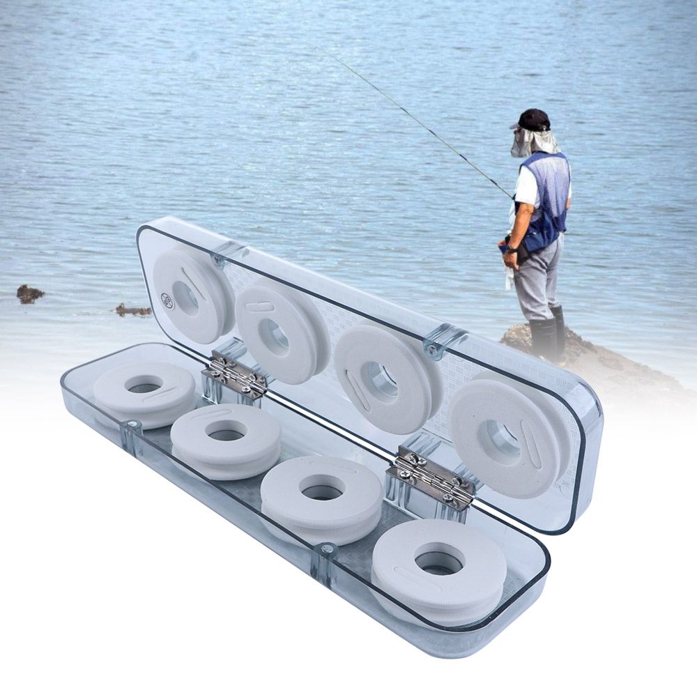 Fishing Line Spool - EVA-Schaumstoff-Angelbox mit Schaumstoffspulen für Angelschnur (8/16
