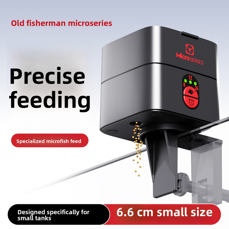 Fishing Line Dispenser - Automatischer Fischfütterer für Desktop-Aquarien – Mini-Timer-Spender,