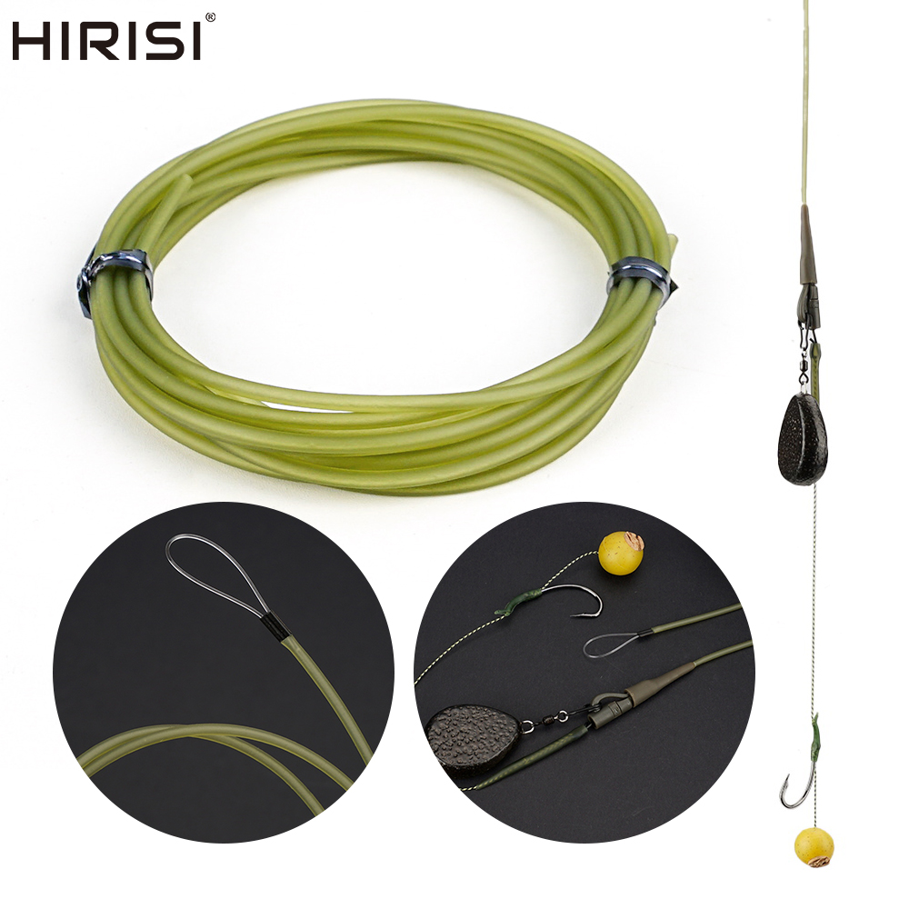 Monofilament Line - Hirisi AE077 Karpfenangel-Rig-Schlauchhüllen, weiche Rig-Schlauchschoner, gefälschte
