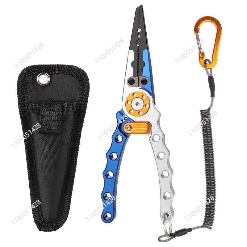Fishing Line Cutter - Aluminium-Angelzange, Multifunktions-Hakenlöser und Schnurschneider, Outdoor-Angelzange mit