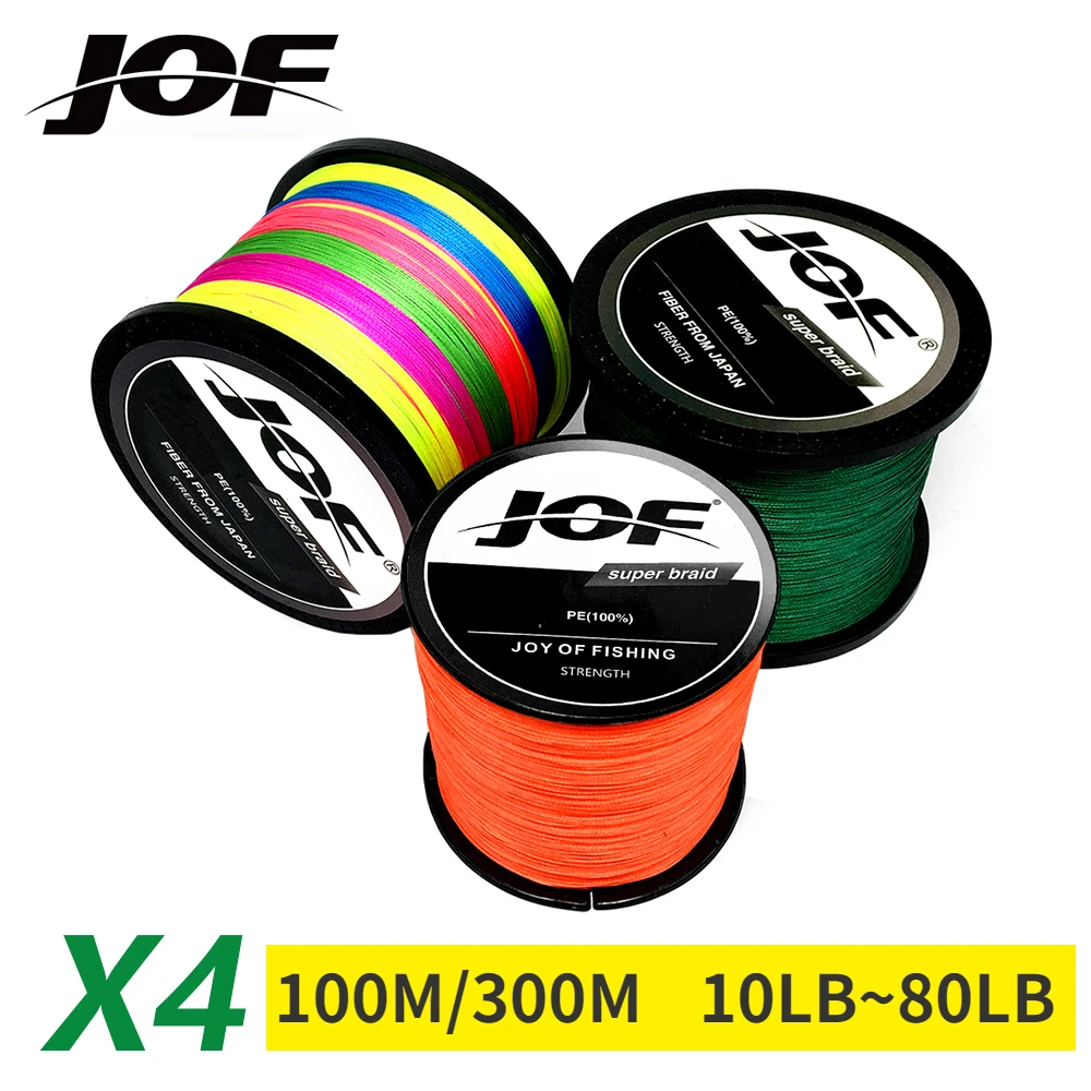 Copolymer Line - Jof x4 geflochtene pe Angelschnur 300m