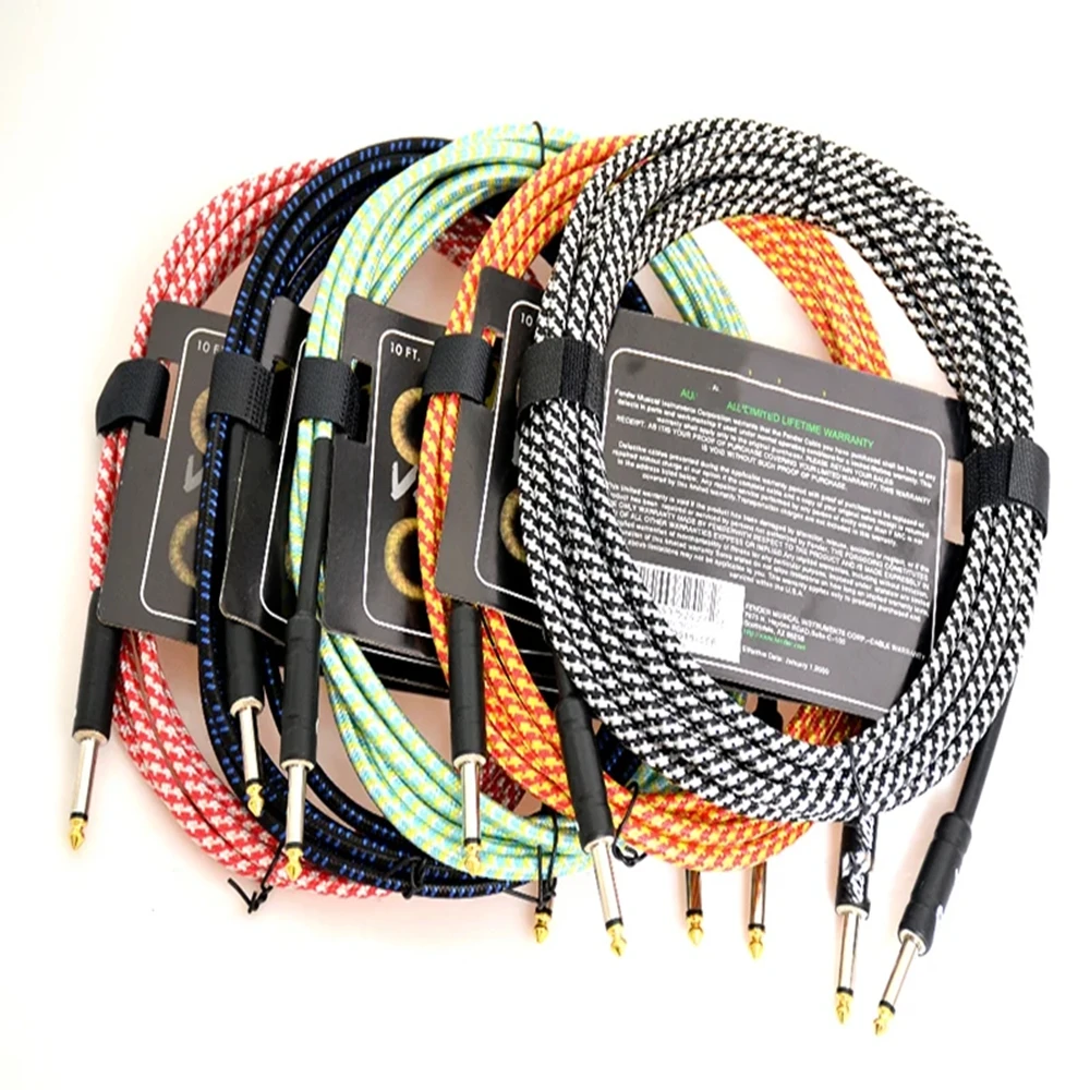 Braided Line - Gitarrenkabel Bass Elektrobox Audiokabel Geräuschreduzierendes Kabel