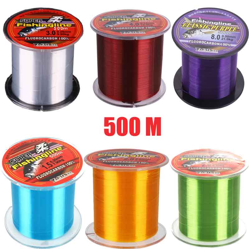 Fluorocarbon Line - 1pc 500M Angelschnur Super Starke Nylon
