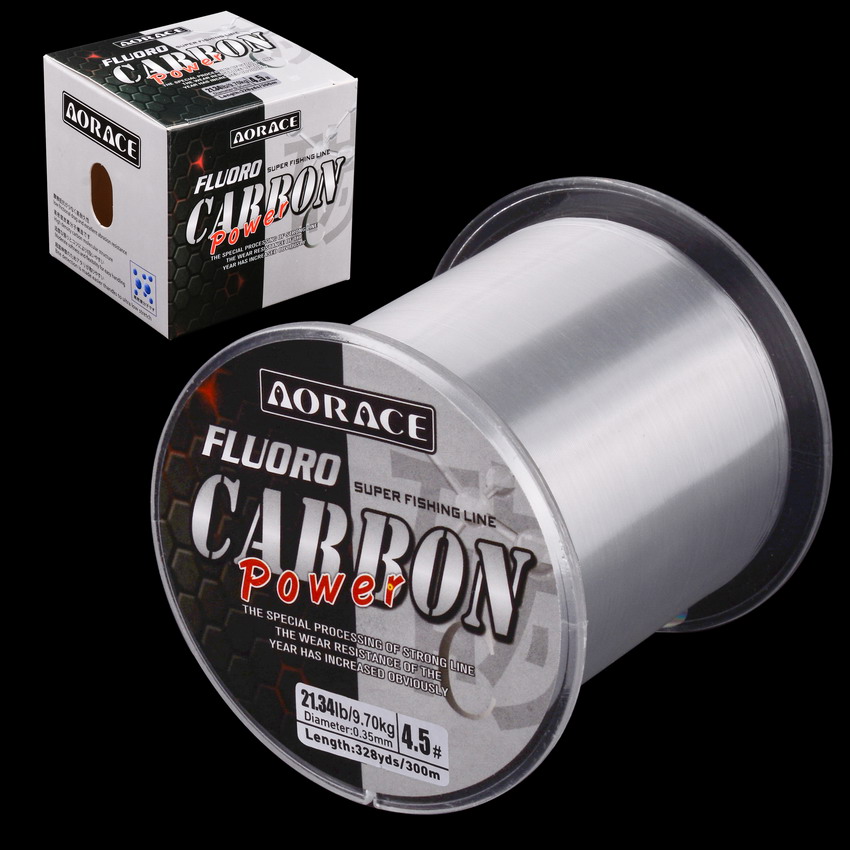 Fluorocarbon Line - Aorace 300 m Fluorkohlenstoff-Angelschnur, japanische importierte