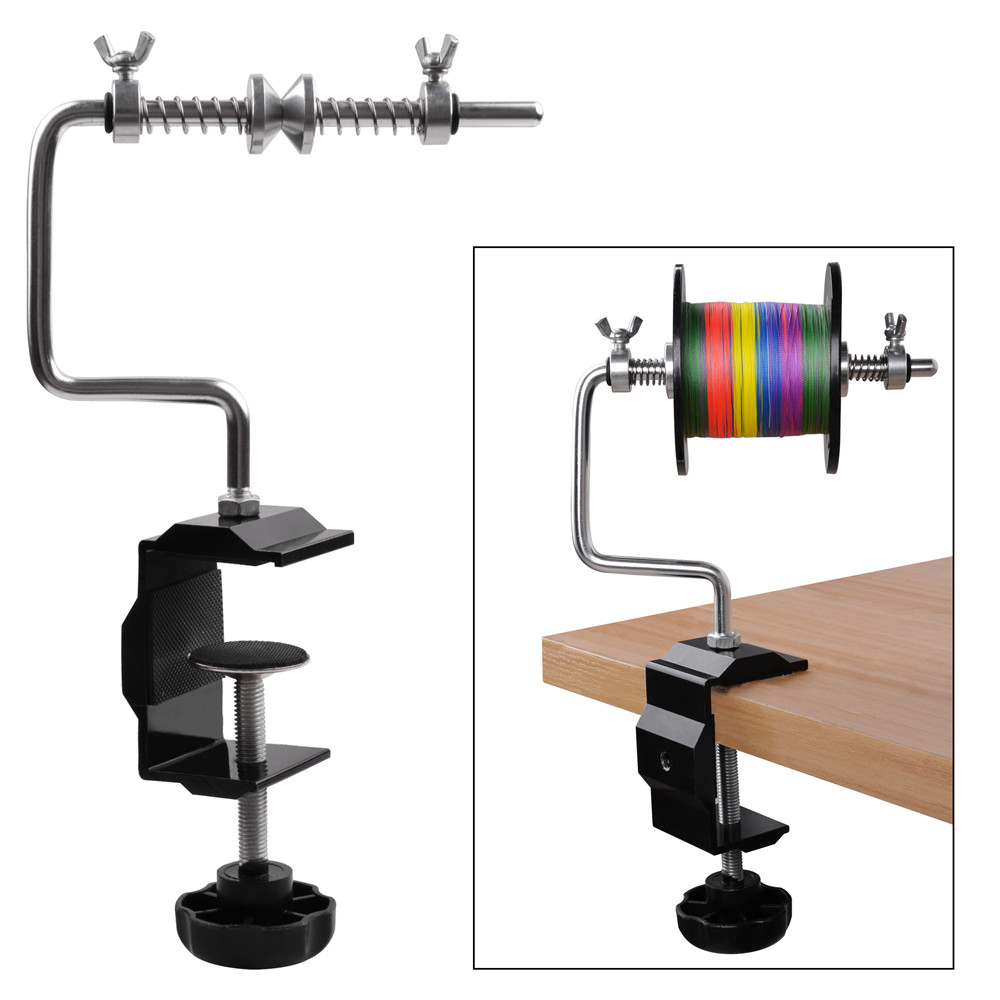 Fishing Line Spooler - Tragbarer Angelschnurwickler mit Klemme, verstellbarer, stabiler