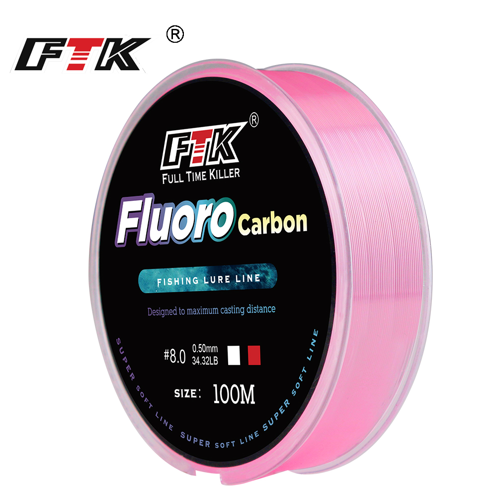 FTK 100m 4.13-34.32LB Fluoroca – Fluorocarbon Line Bewertung und Preis