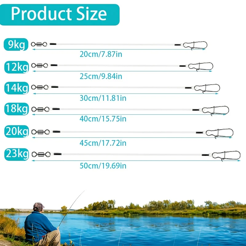 15 Stück Fluorocarbon-Vorfäche – Leader Line Bewertung und Preis