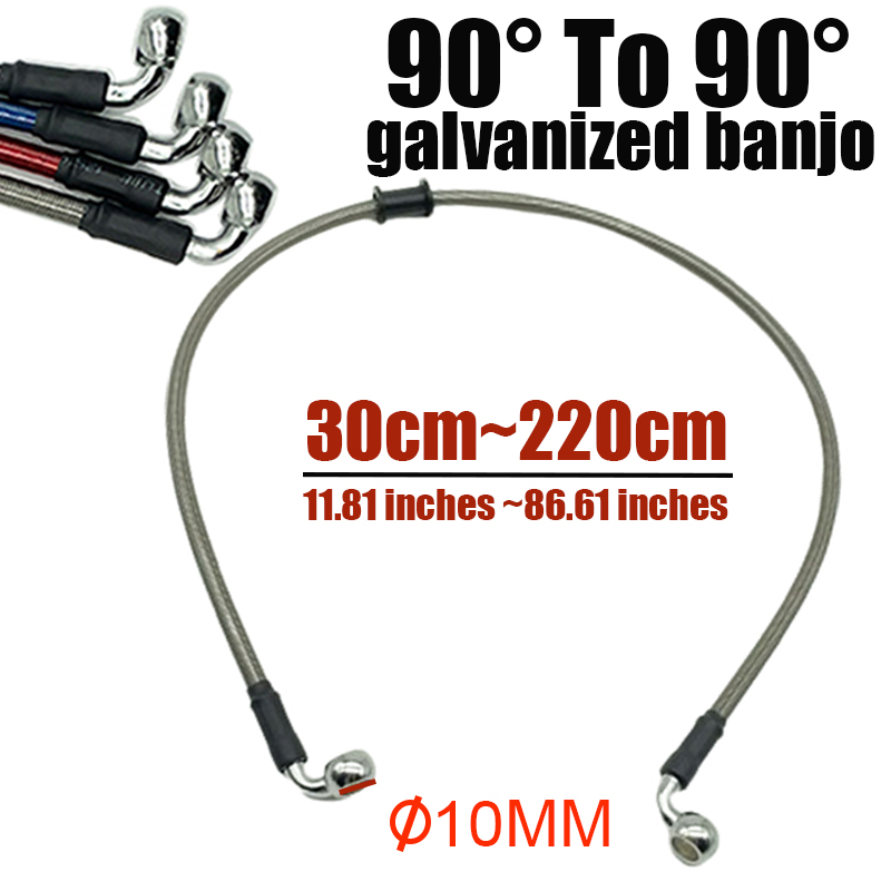 10 mm 90 Grad Motorrad Dirt Bi – Braided Line Bewertung und Preis