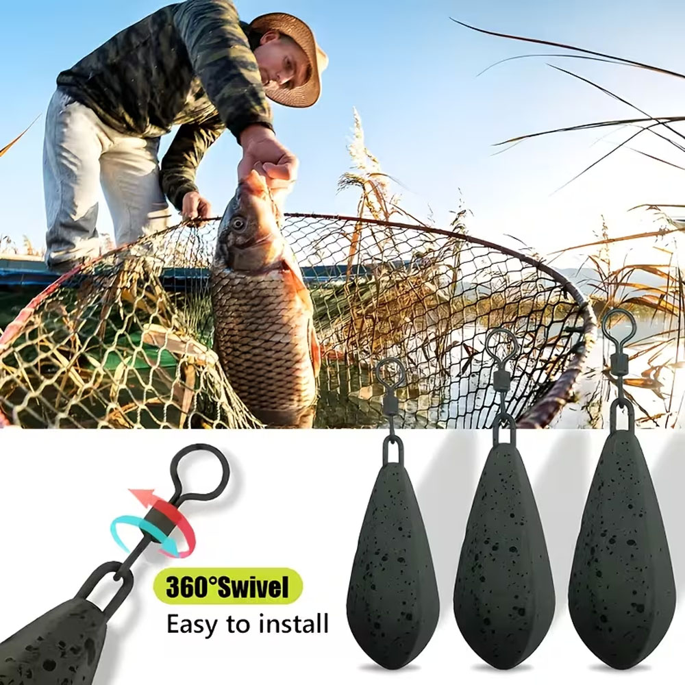 4er-Pack robuste Karpfenangels – Leader Line Bewertung und Preis
