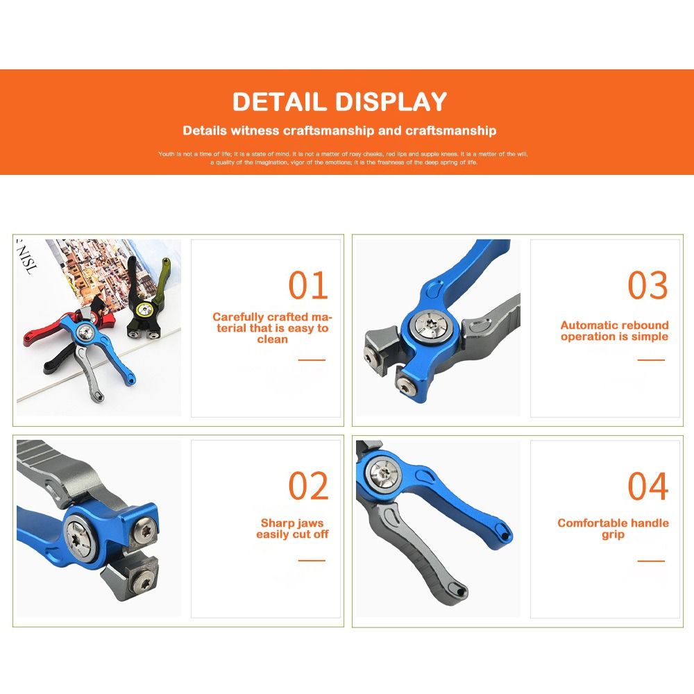 Aluminiumlegierung Angelzange  – Fishing Line Cutter Bewertung und Preis