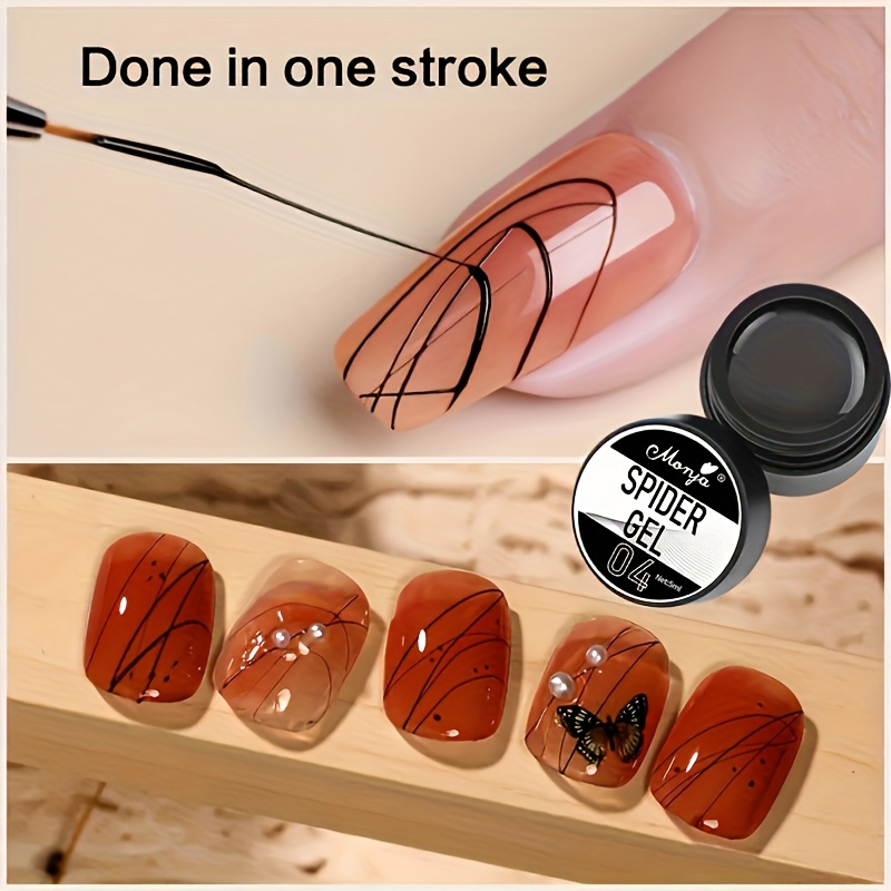 Nail Art Zeichengel, Elastisch – Copolymer Line Bewertung und Preis