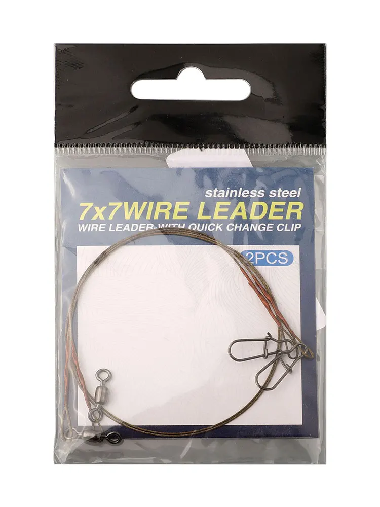 2 teile/paket Angelschnur Stah – Leader Line Bewertung und Preis