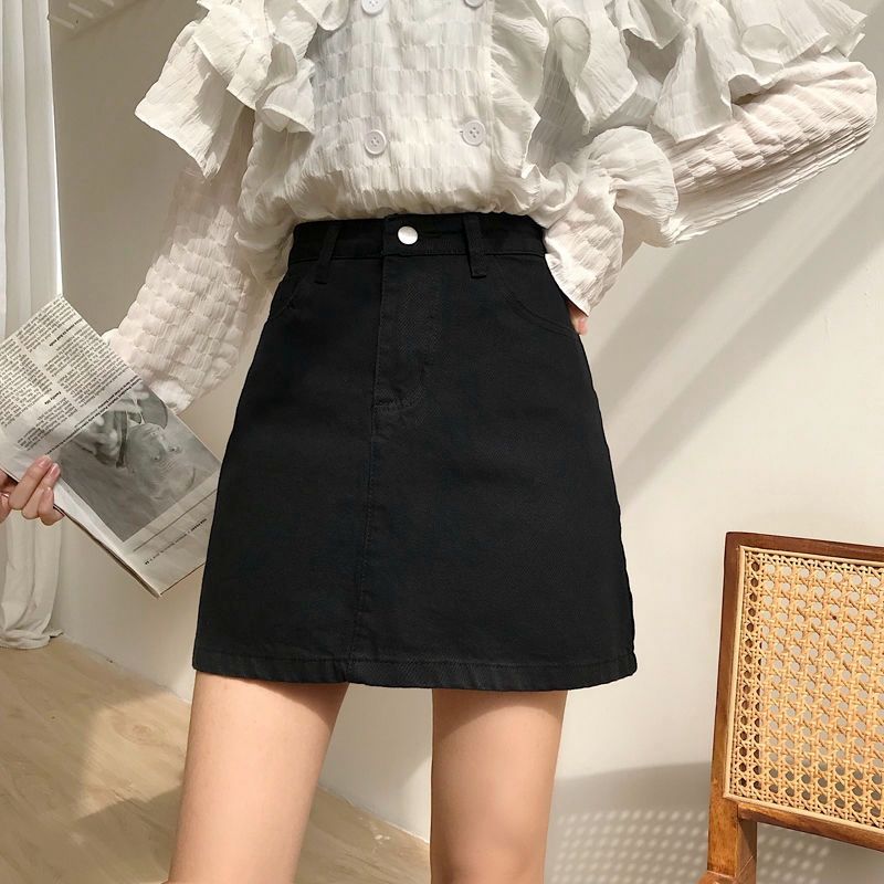 Einfarbiger High-Waist Denim A – Fly Line Bewertung und Preis