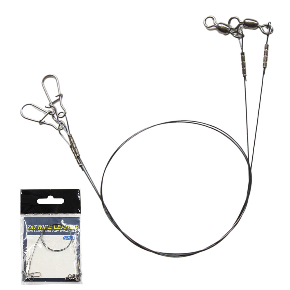 2pc Angeln Titan Draht Vorfach – Leader Line Bewertung und Preis