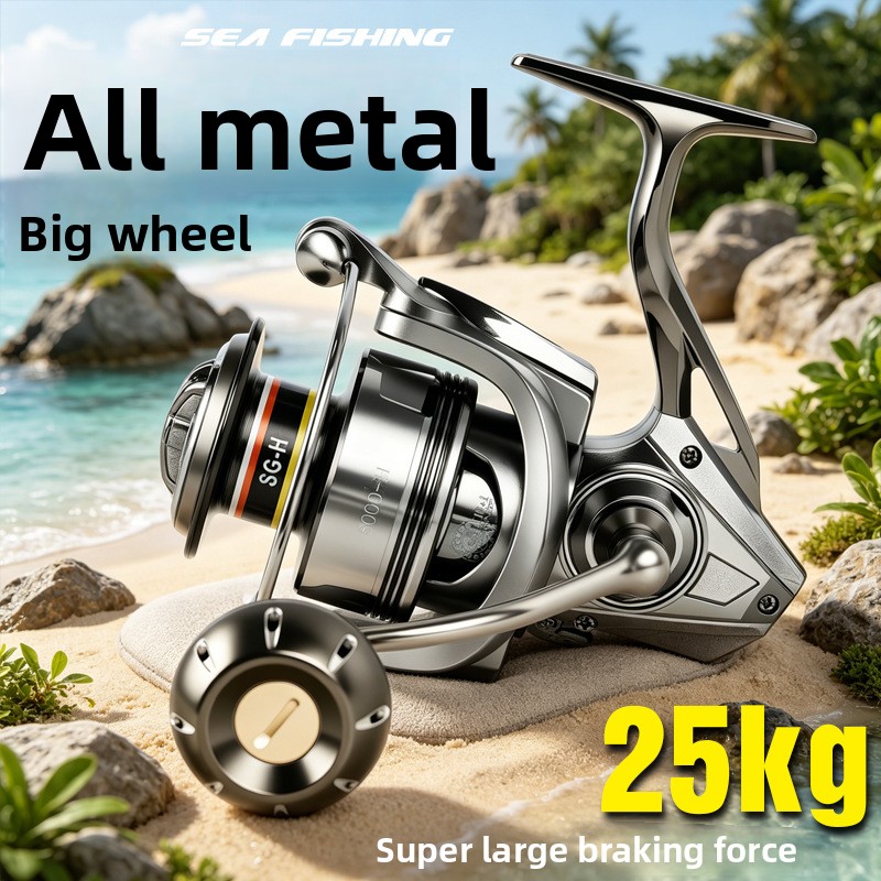 Hochwertige Vollmetall-Spinnro – Ice Fishing Line Bewertung und Preis