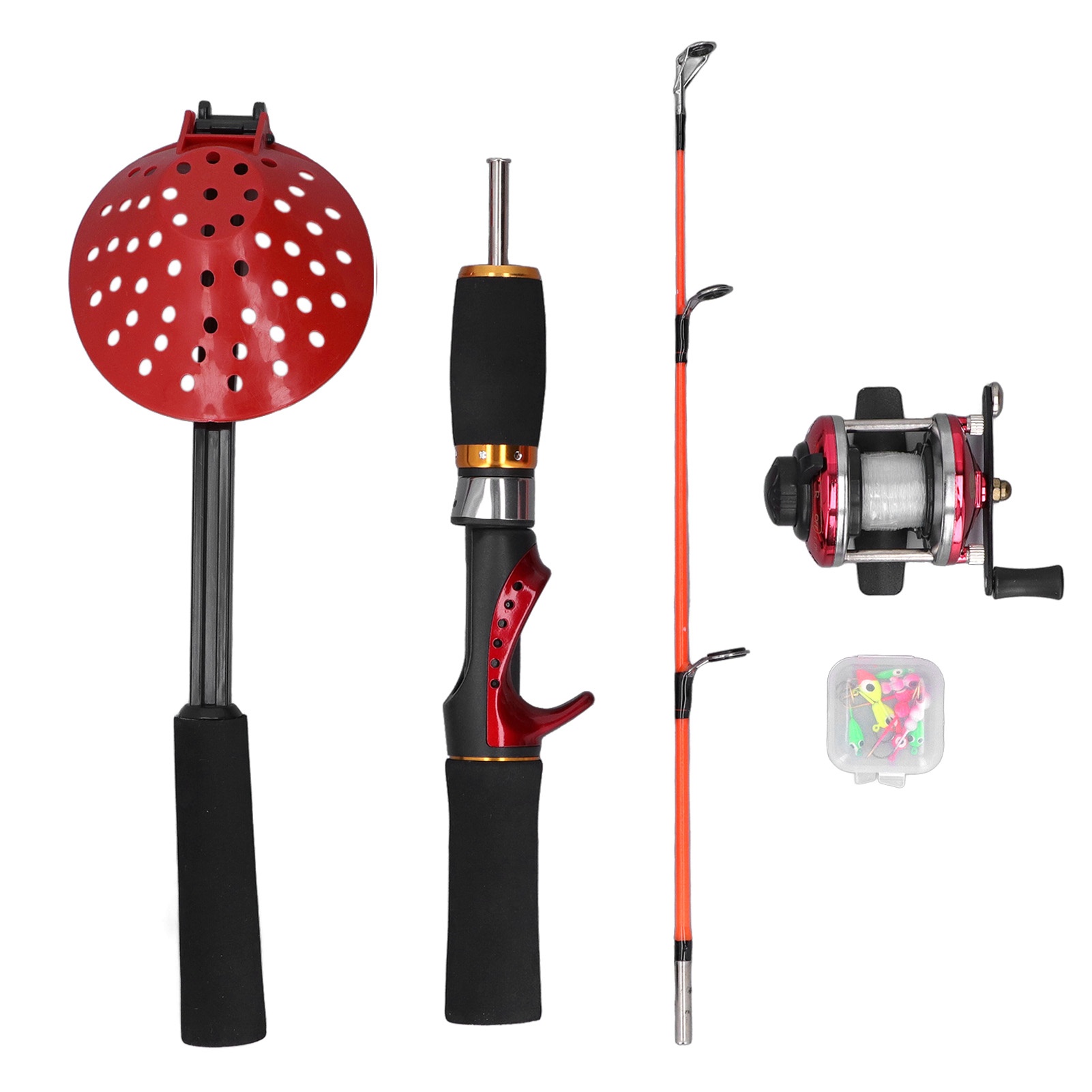Winter-Eisfischrute mit Angelr – Ice Fishing Line Bewertung und Preis