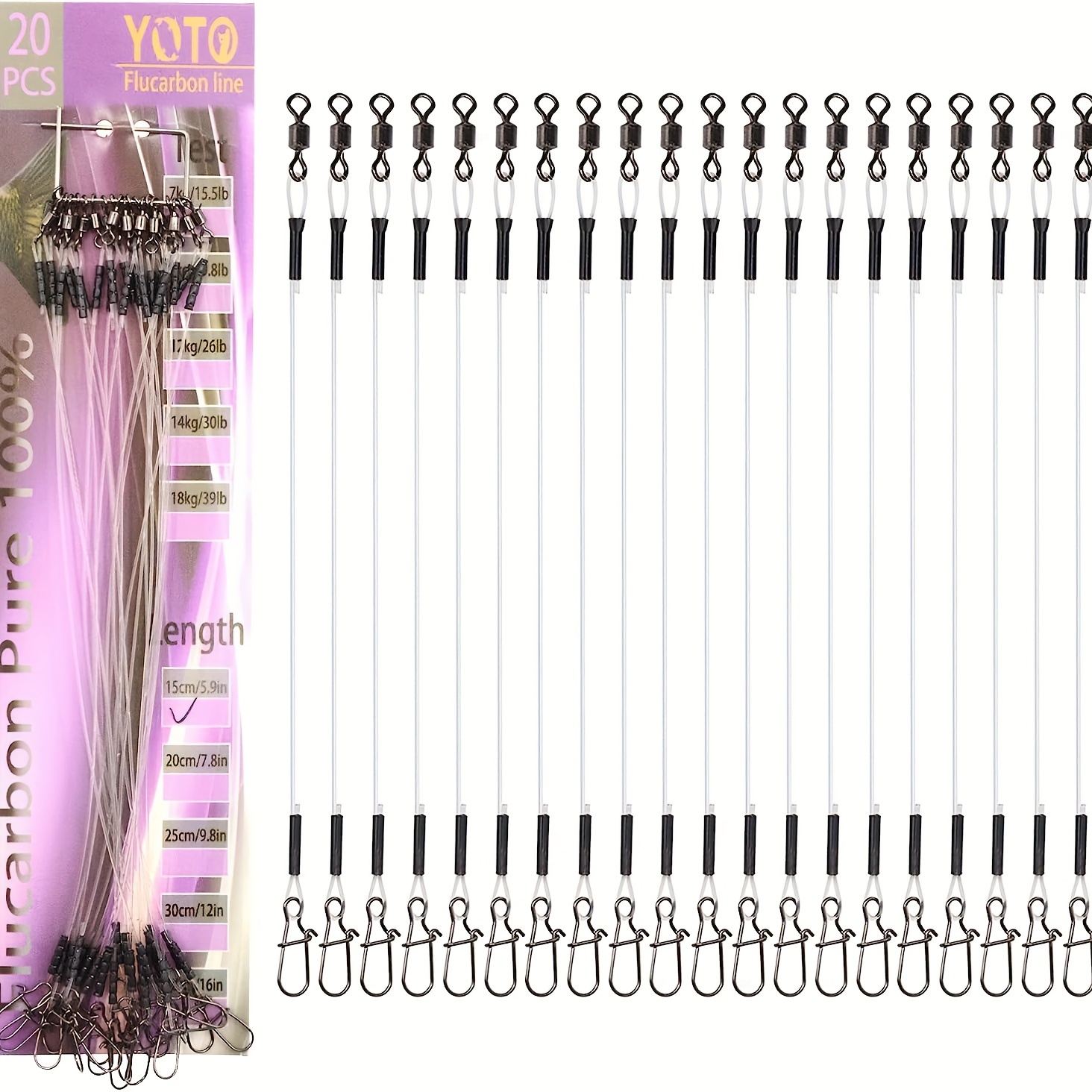 100 % Fluorkohlenstoff-Angelsc – Fluorocarbon Line Bewertung und Preis