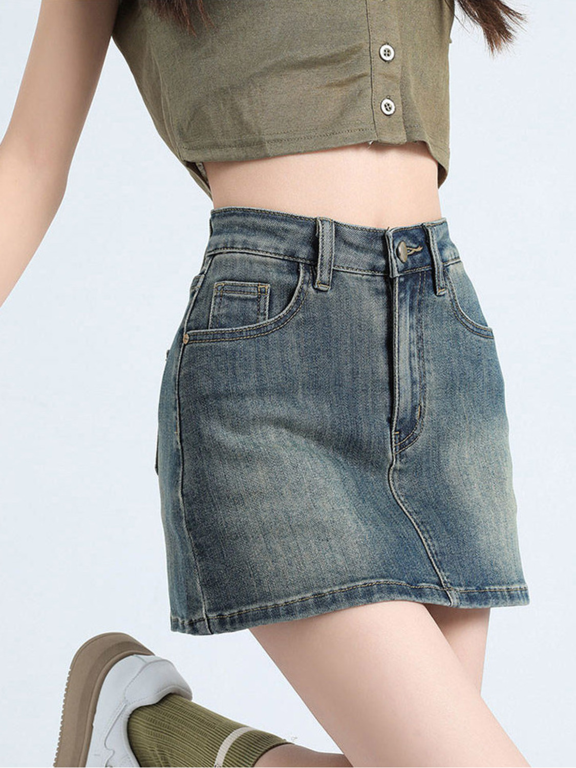 Damen Vintage Washed Denim Sko – Fly Line Bewertung und Preis
