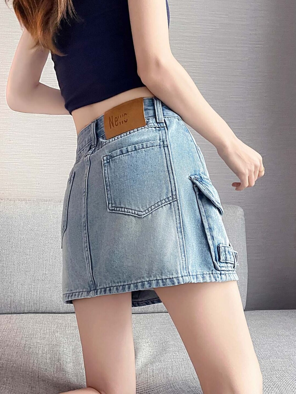 Damen High-Waist Cargo Denim M – Fly Line Bewertung und Preis