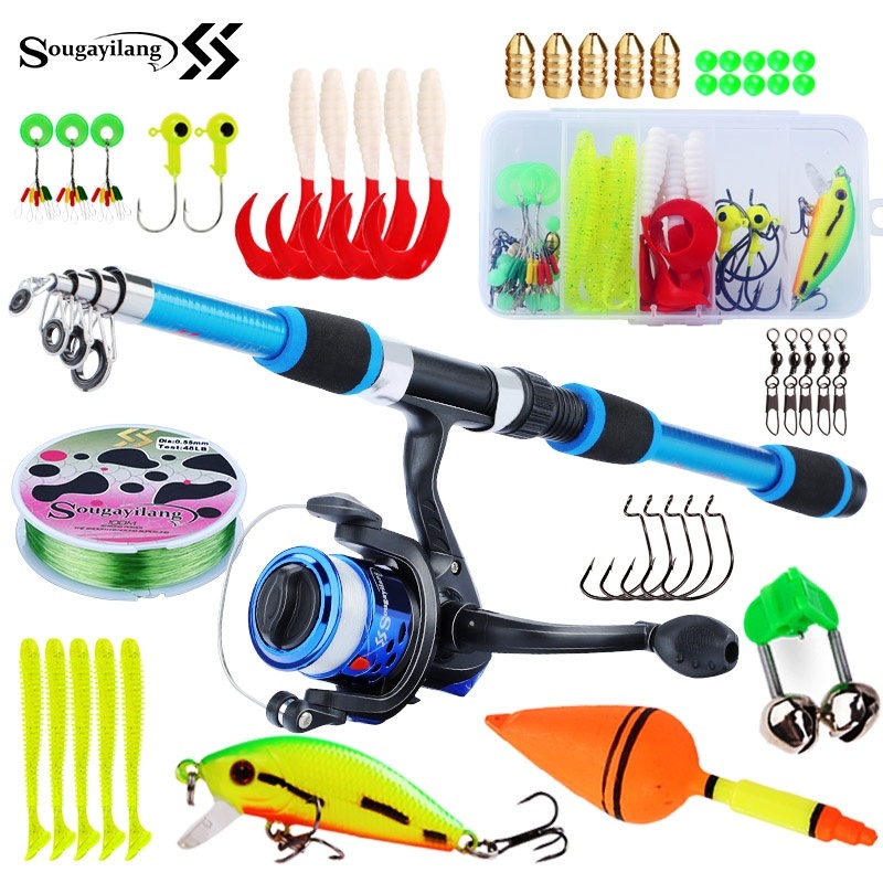 Sougayilang Angelruten-Set für – Fishing Line Spool Bewertung und Preis